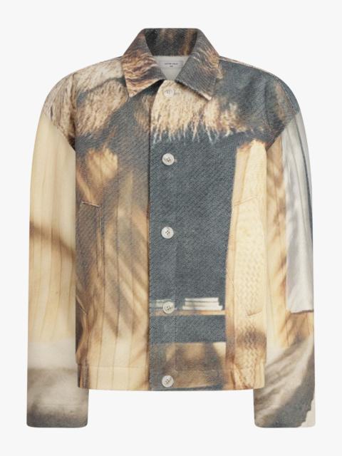 AFTER PRAY FULL PRINTED JACKET CABIN | BEIGE