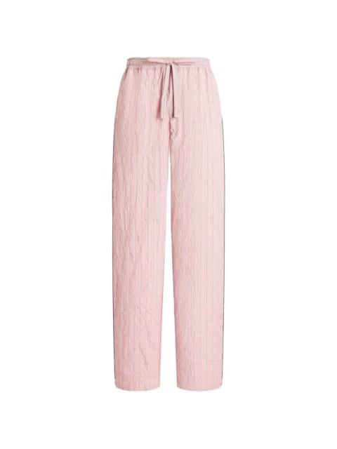 Dolce & Gabbana Dolce & Gabbana Men Striped Trousers With A Wrinkled Effect