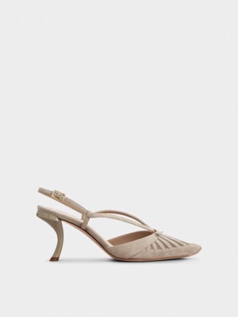 Roger Vivier Virgule D'Orsay Pumps in suede