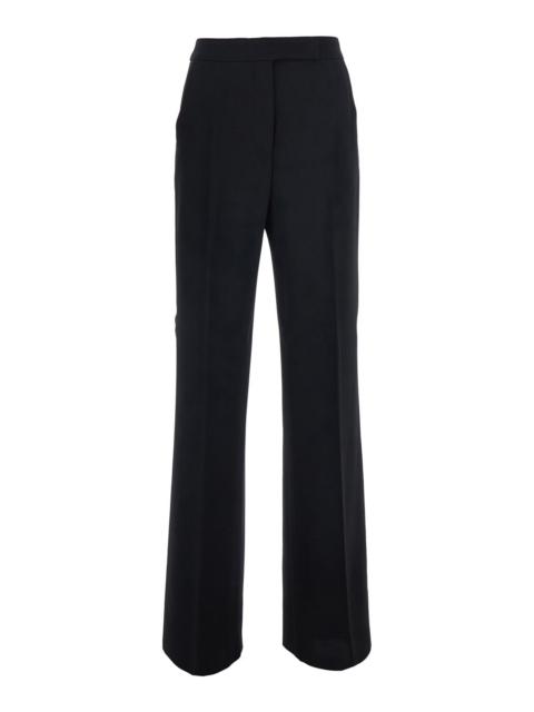 Max Mara Max Mara Women Mxmperiodi Jacket With Collar And Long Sleeves In Tech Fabric Black Women