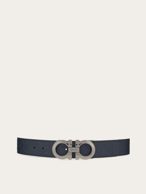 FERRAGAMO Reversible and adjustable Gancini belt