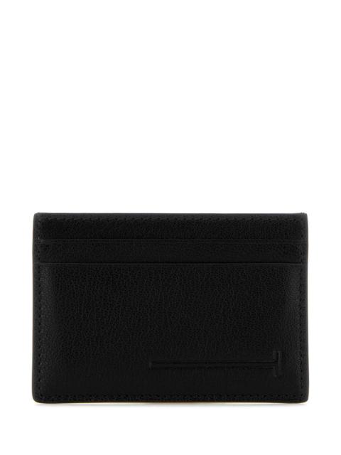 TOM FORD Tom Ford Men Black Leather Card Holder