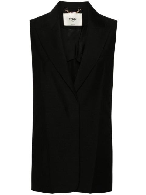 FENDI Fendi Women Wool Single-Breasted Vest