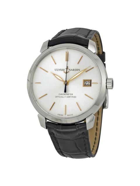 Ulysse Nardin Classico Automatic Silver Dial Men's Watch 8153-111-2-90