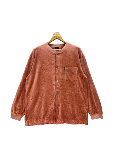 Lanvin LANVIN COLLECTION VELVET BUTTON DOWN SHIRT #8139-205