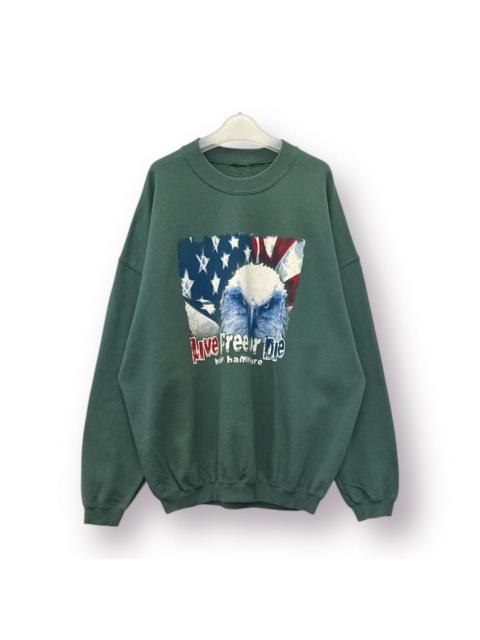 Other Designers 🔥 Vintage Streetwear Live Free or Die Sweatshirt