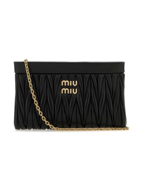 Black Leather Crossbody Bag