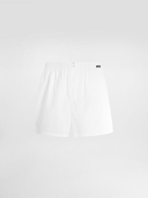 Dolce & Gabbana Cotton poplin boxer shorts