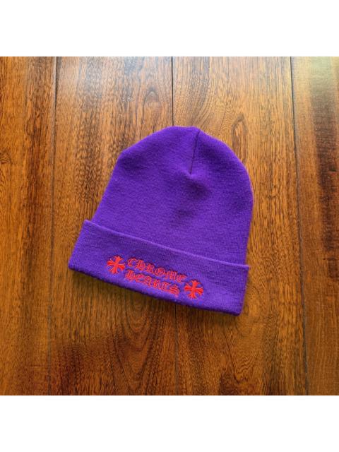 Chrome Hearts Chrome Hearts Purple Sanskrit Embroidered Beanie