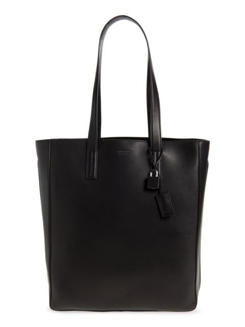 TOM FORD TOM FORD North/South Leather Tote in 1N001 Black at Nordstrom