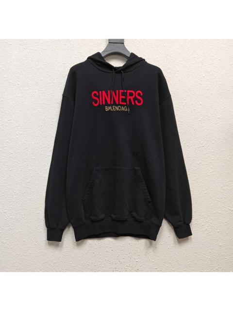 BALENCIAGA Balenciaga Sinners Embroidered Hoodie