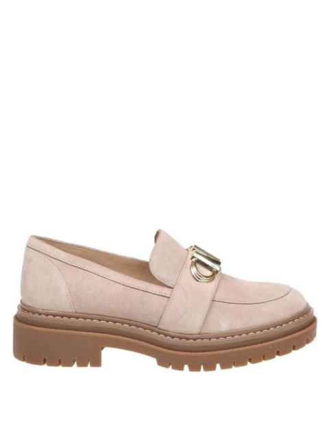 Other Designers Michael Kors - Michael Kors Parker Logo-Plaque Suede Loafers