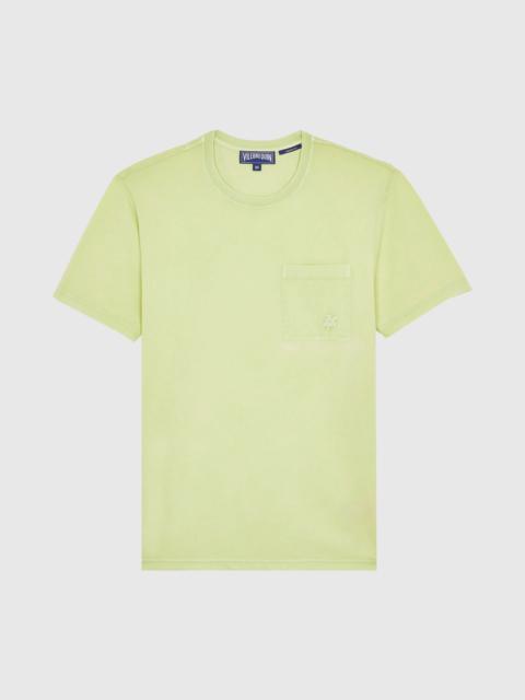 Vilebrequin Men Solid Organic cotton T-shirt Natural Colors