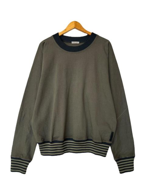 Bottega Veneta Bottega Veneta Leather Patch Green Baggy Sweatshirt