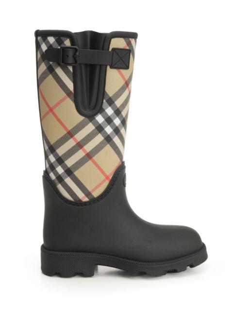 Burberry Burberry Women "Marsh Stamp" Rubber High Boots