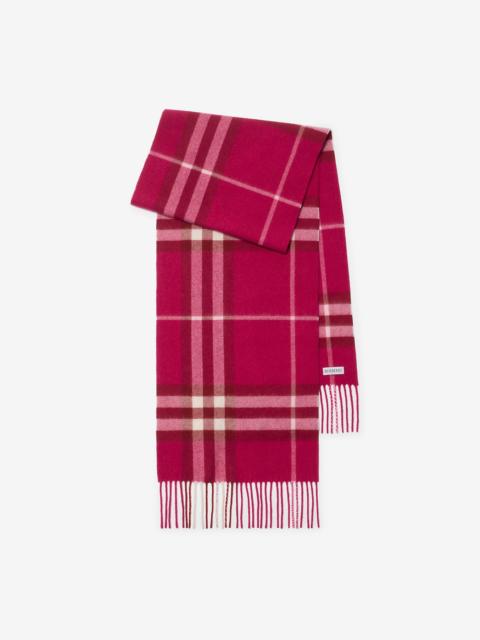Burberry Check Cashmere Scarf