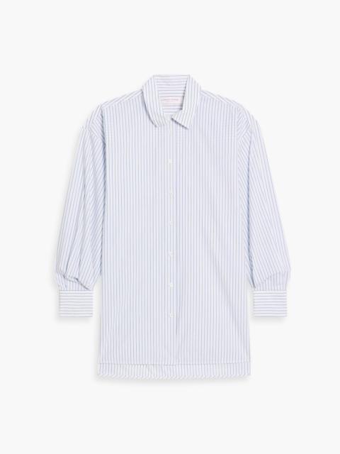 CAROLINA HERRERA Striped cotton-poplin shirt