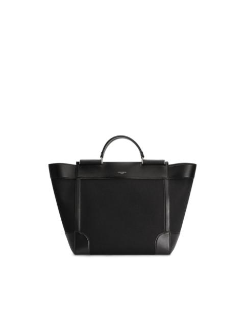 logo-lettering tote bag