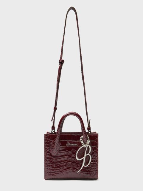 Blumarine MINI HANDBAG IN CROCODILE-EFFECT PRINT LEATHER