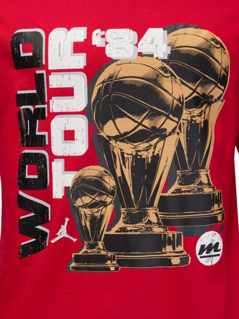 Jordan Jordan Mens Jordan NC World Tour Short Sleeve Crewneck