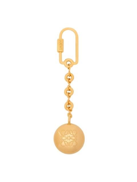 Loewe Loewe Gold Anagram Pebble Keyring