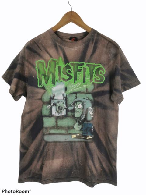 Other Designers Vintage - Y2K Misfits Acid Wash Band Tee