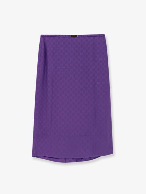 GUCCI Gucci Gg Silk Skirt