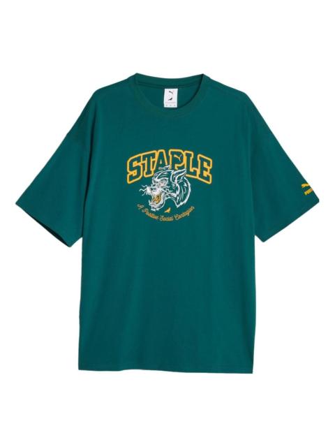 PUMA PUMA x STAPLE Graphic Tee 'Green' 622201-43