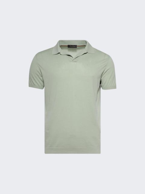 Loro Piana New Bay Polo Shirt Iranian Green