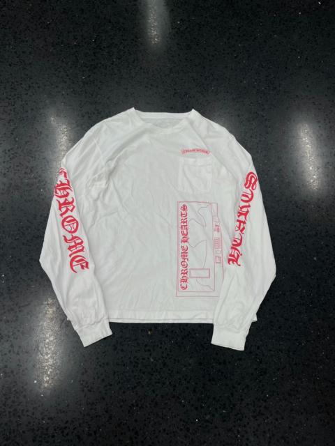 Chrome Hearts Chrome Hearts Aoyama Vending Machine Pocket Long Sleeve T-Shirt 