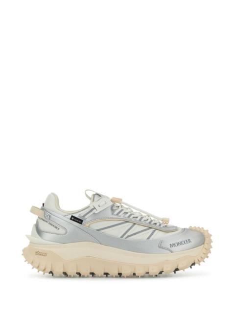 Moncler Moncler Women Two-Tone Fabric And Leather Trailgrip Sneakers