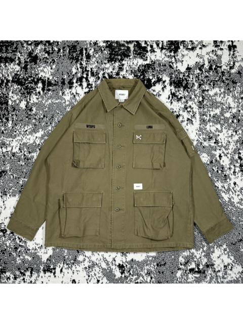 WTAPS WTAPS JUNGLE LS 01 SHIRT COTTON SATIN