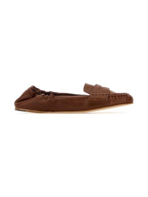 DSQUARED2 Caramel Leather Loafers