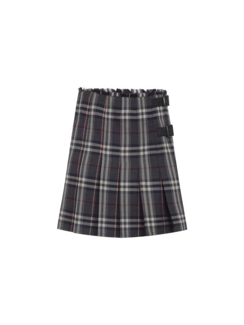 Burberry Burberry Check Mini Skirt Women