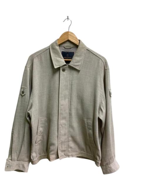 Other Designers Gianni Valentino - Vintage Giani Valentino Mesh-Lined Bomber Jacket – Size L