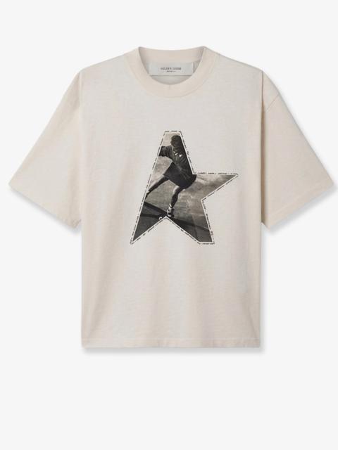 Golden Goose Golden Goose Deluxe Brand Women Cotton T-Shirt With Print On The Front