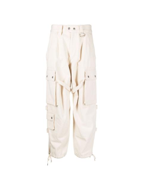 Isabel Marant Elore cropped cargo trousers