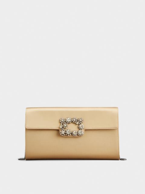 Roger Vivier Efflorescence Clutch in satin