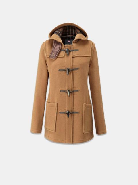 GLOVERALL Women's Short Slim Fit Freda Duffle Coat FC Camel