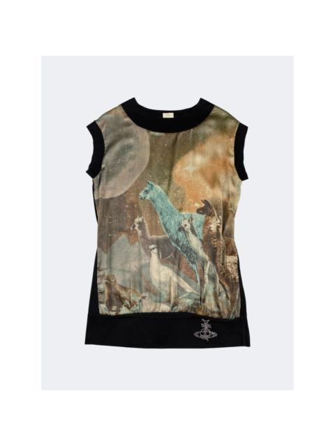 Vivienne Westwood Galaxy Llama Print Top