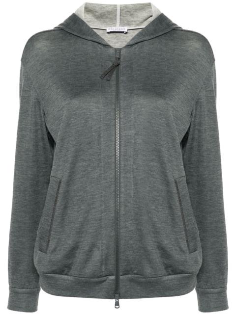 Brunello Cucinelli Brunello Cucinelli Women Cotton And Silk Hooded Cardigan