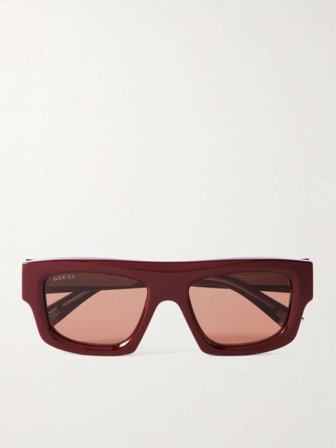Square-Frame Acetate Sunglasses