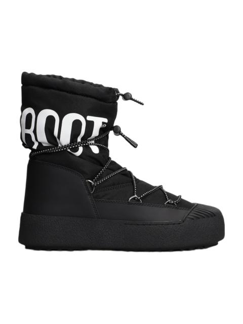 MOON BOOT Mb Mrack Polar Ankle Boots In Black Nylon