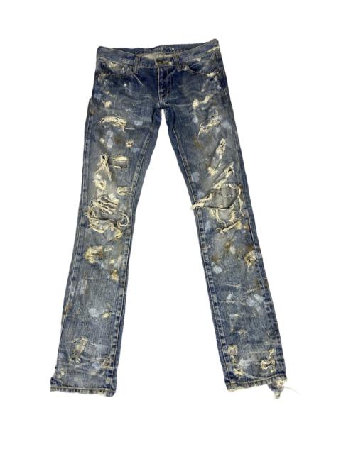 Other Designers Designer - Japanese Brand Destroy Pub Painter Jeans. S0182