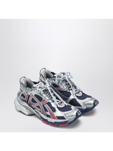 BALENCIAGA Balenciaga Sneaker Runner Silver/Blue/Red Men