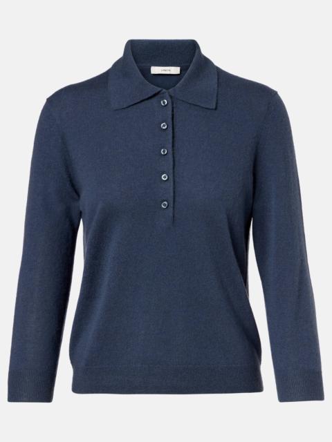 Vince Cashmere and silk polo sweater