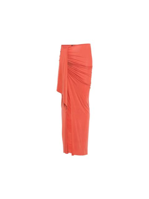 Balmain Balmain Orange Skirts - Asymmetric & Draped Skirts Women