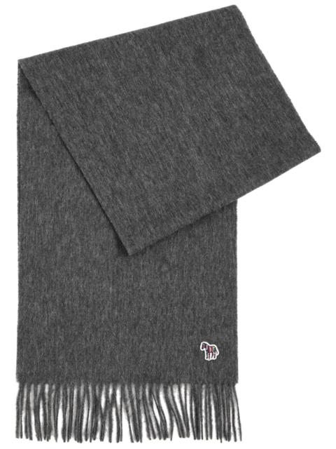 Paul Smith Zebra-logo Wool Scarf