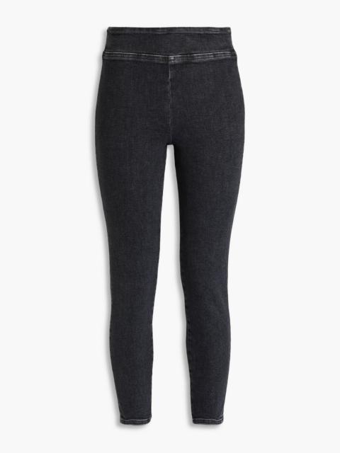 FRAME Jetset cropped high-rise skinny jeans