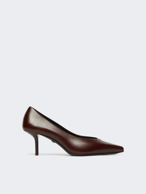 Max Mara LIGHTPUMP Smooth leather court shoes
